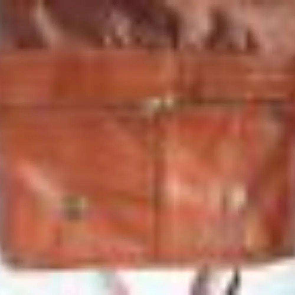 Vintage Amiet Brown Soft Leather/Over The Shoulder Briefcase/Satchel
